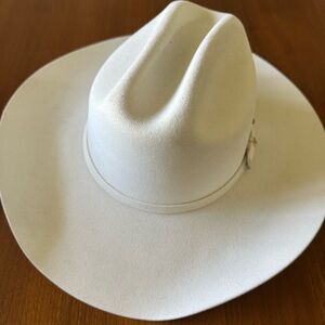 Stetson White 3X Cowboy Hat